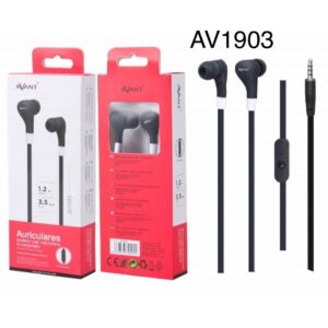 AURICULAR AVANT IN-EAR SILICONA CON MICROFONO BLANCO